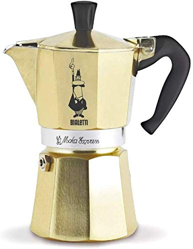 Bialetti Moka Express Coffee Maker (Gold, 6-Cup) Bialetti Moka Express Coffee Maker (Gold, 6-Cup)