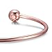 Rainso Elegant Pure Copper Magnetic Therapy Bracelet Bangle Pain Relief for Arthritis Wristband Adjustable (Copper Bangle)
