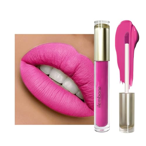 ilembane Rosy Pink Matte Liquid Lipstick, Long Lasting Vegan -... 41hvrsbaszL