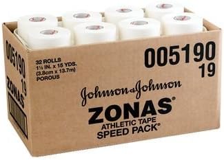 DSS ZONAS Athletic Tape (32 Rolls/Case) by Zonas