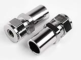 Manissa 15mm to 10mm Radiator Valve Reducer Pair 1/2" Compression Fit view 2