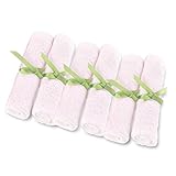 Brooklyn Bamboo 10x10-Inch Hypoallergenic Baby Wipes - Pink (Pack of 6)