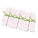 Brooklyn Bamboo 10x10-Inch Hypoallergenic Baby Wipes - Pink (Pack of 6)