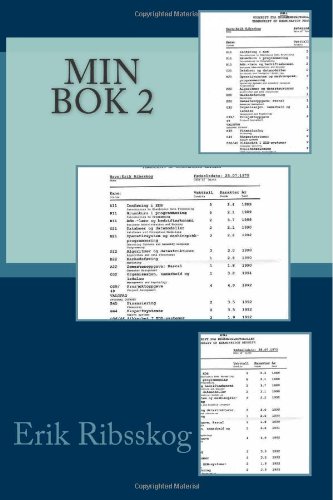 Min Bok 2 (Norwegian Edition) by Erik Ribsskog
