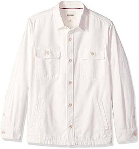 broken twill denim shirt jacket