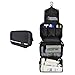 Mowham Toiletry Hygiene Bag Medium Hanging Cosmetic Organizer Foldable Waterproof Travel Kit Bathroom Storage for Boys Men/Women balck