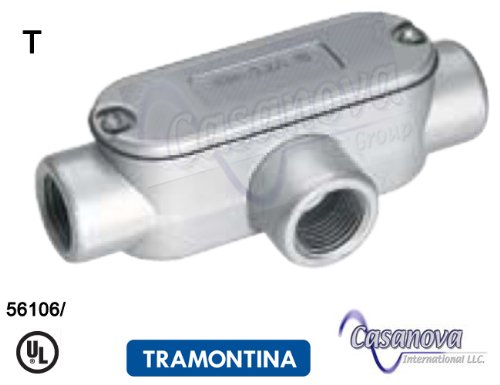 Tramontina Aluminum Conduit Body T 2"