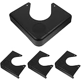 Abaodam Pool Table Metal Corners 4Pcs Replacement Billiard Table Parts for Snooker Corner Protection and Stability 7.17X7.17X1.57 Inches