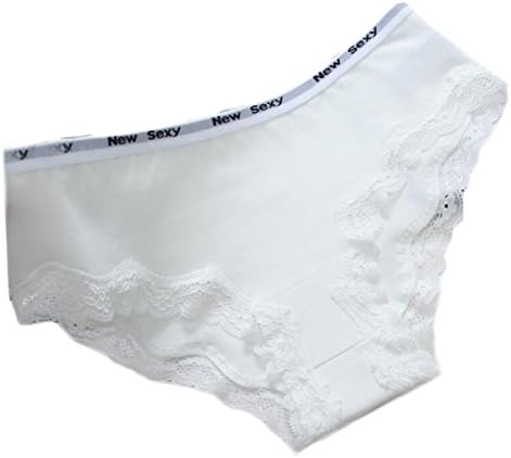 Esast Women's Fashion Regular & Plus Size Comfort Cotton Panties White XS