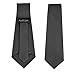 Dabung - Men's Formal Necktie Solid Colors, Finest Quality Ties - Dark Gray