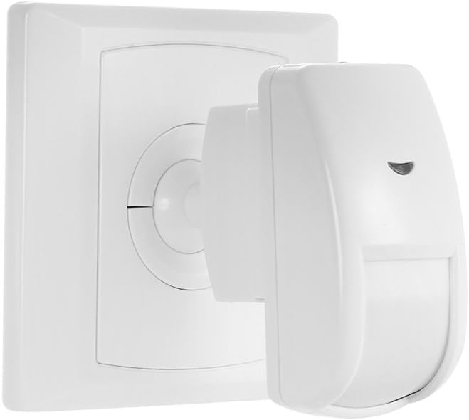 PIR Motion Sensor Alarm Home Security Alarm, OWSOO Wired Curtain Passive Infrared Detector with Matched 86 Type Box Bracket For Home Burglar Security Alarm System