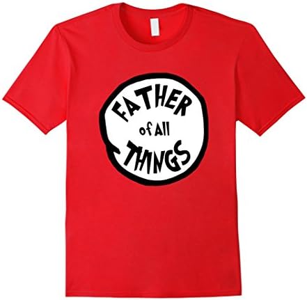 Mens ThingShirt - Father of all Things Medium Red