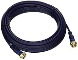 C2G 27229 Velocity Mini-Coax F-Type Cable, Blue (25 Feet, 7.62 Meters)