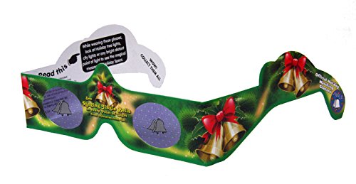 22 Pairs 3D Christmas and New Years Glasses - 13 Different Exclusive Styles -  Flat - 3Dstereo Holiday Eyes(TM) - Thumbnail 4
