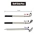 10L0L Golf Pen Holder, Golf Bag Pen Holder Golfs Club Ballpoint Pens, Office Desk Decoration,Business Souvenir Golfer Birthday Gifts for Men Women - Black White