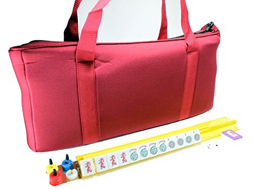 Brand New American Mahjong Set in Burgundy Bag , 166 Tiles(mah Jong Mah Jongg Mahjongg)