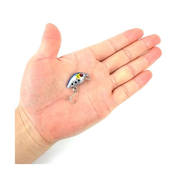 Aorace-10pcslot-Mini-Fishing-Lures-10-Colors-Fishing-Bait-26cm16g-Fishing-Tackle-10-High-Carbon-Steel-Treble-Hook