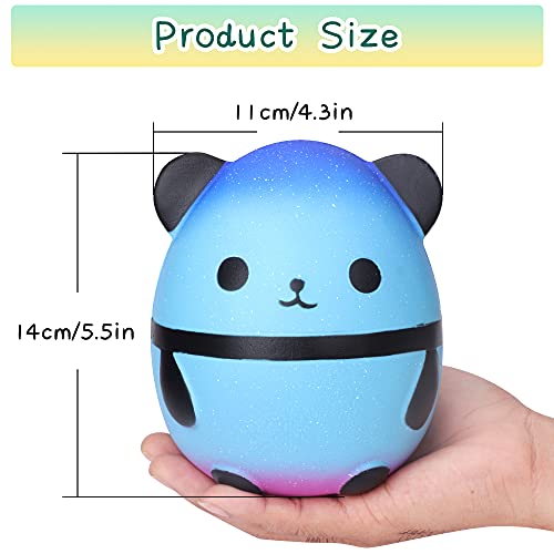Jumbo Squishy Panda Egg Squishies Fidget Toys Galaxy, Slow Rising