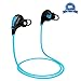 Atill Bluetooth Headphones 4.1 Wireless Sport Bluetooth Stereo Earbuds Sweatproof Headset Earphones with Microphone for iOS Android Smartphones and other Bluetooth-enabled Tablets (Blue).