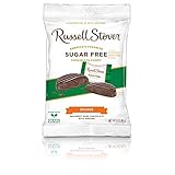 Russell Stover Sugar Free Dark Chocolate Orange Medallions, 3 Ounce Bag, 12 Count