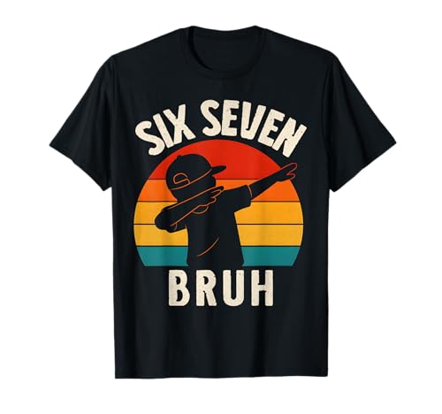 67 Meme 6 7 Numbers Dabbing Six Seven Bruh Funny Boys Kids T-Shirt