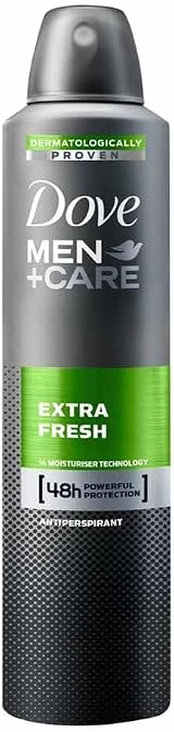 Dove Men + Care Extra Fresh Antiperspirant Deodorant Aerosol 250 ml Case of 6 view 4