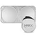 MATCC Windshield Sun Shade Car Sun Shade Excellent UV Reflector Keeps Vehicle Cooler Folding Silvering Sun Visor Heat and Sun Reflector Medium 62'' x 34''(160 x 86cm)