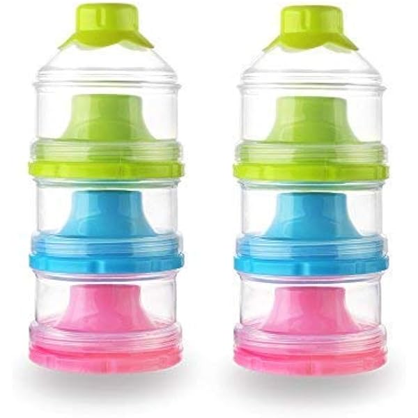 Innobaby Packin' Smart Storage System – 5-teiliges Stapelbares Aufbewahrungsset, Blueberry Sorbet