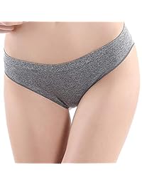 Bragas para dama de tejido suave, sin costuras, duraderas, 5 unidades