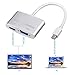 CableDeconn Aluminum shell Multi-Function Thunderbolt Mini Displayport to HDMI VGA Converter Adapter Cable for Apple Macbook Surface pro Thinkpad X1 HDMI 4K HDTV Eyefinity VGA Adapter