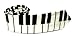 Piano Key Keyboard Music Tie Unisex 2