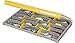 Plano EDGE 3700 Premium Thin Tackle Utility Box, Clear and Yellow, Waterproof and Rust-Resistant Bait and Tackle Box Storage Organization