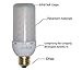 JUNOLUX LED Creative Lighting Bulbs Super Warm White Flame Light Burning Effect Decorative Fire Flickering Simulation,Christmas Decorations,Pack of 1