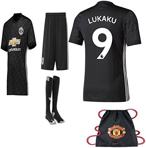 Manchester United 2017 2018 17 18 Kid Youth REPLICA Jersey Kit (Shirt, Short, Socks, Bag) English Premier League(K24 (6 - 7 Yrs Old) )