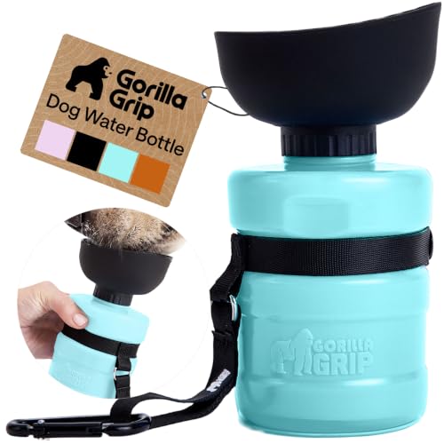 Gorilla Grip Portable Dog Water Bottle