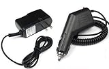 Garmin GPS Nuvi 1390LMT Accessory Bundle - Car Charger + Home Travel AC Charger