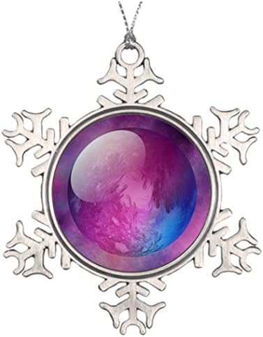 Personalised Christmas Tree Decoration Somewhere in Outer Space Beauty And The Beast Snowflake Ornaments Crystal