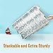 [12 Pack] BakeryBest Cupcake Carrier keeps 24 Cupcakes | Plastic Holder, Container, Storage Tray | Interlocking Trays | Disposable, Reusable | Transport 288 cupcakes or muffins | Unhinged Lid