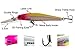 Shaddock Fishing 10pcs 13.7g Fishing Lures Hard Minnow Baits Topwater Floating Life-like Swimbait Fishing Lures Bass Crankbait Tackle