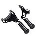 INNOGLOW 1 Pair Motorcycle Footpegs Black Footrest Footboards For Harley Davidson Sportster XL 883/1200 models(2004-2013) Sportster 883 Low XL883L Super Low XL883L Iron 883 XL883N Sportster 1200