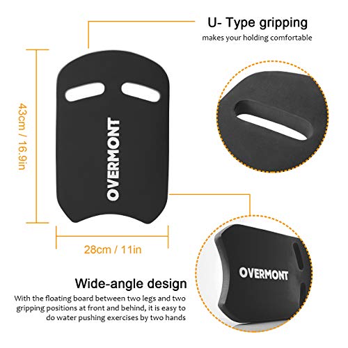 image for Overmont Swimming Kickboard Team Training Kickboard Lightweight EVA Bo