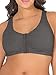 Fruit of the Loom Women’s Front Close Sports Bra Bra, Blushing Rose/Charcoal Heather, 38thumb 3