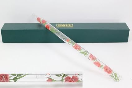 Amazon ホールクリスタル クリスタルフルート Rose Hall Crystal Flute G Rose フルート 楽器