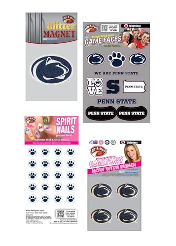 Penn State Temporary Tattoo and Fan Tailgate Bundle 41hwGOnS5AL