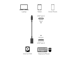 Amazon Basics USB 3.1 USB-C to USB-A Female Adapter