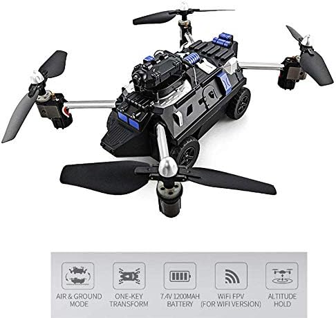 FPV RC Drone with HD Video Wifi Camera and Headless Mode 2.4GHz Quadcopter with Altitude Hold and One-Button Take off/Landing,Good for Beginners