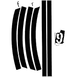 Subject 9 - Fits: Corvette Pre-Cut Vinyl Marker & Reflector Tint (2014 2015 2016 2017 2018 2019) Dark