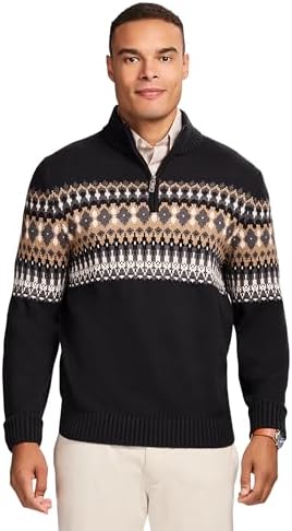 Amazon.com: Isaac Mizrahi 1/4 Zip Color Block Sweater: Clothing