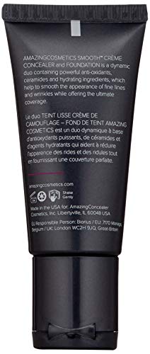 AMAZING COSMETICS Smooth Creme Concealer & Foundation, Light Golden - Thumbnail 5