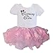 Birthday Girl T-Shirt with Polka Dot Tutu 2 pcs Set